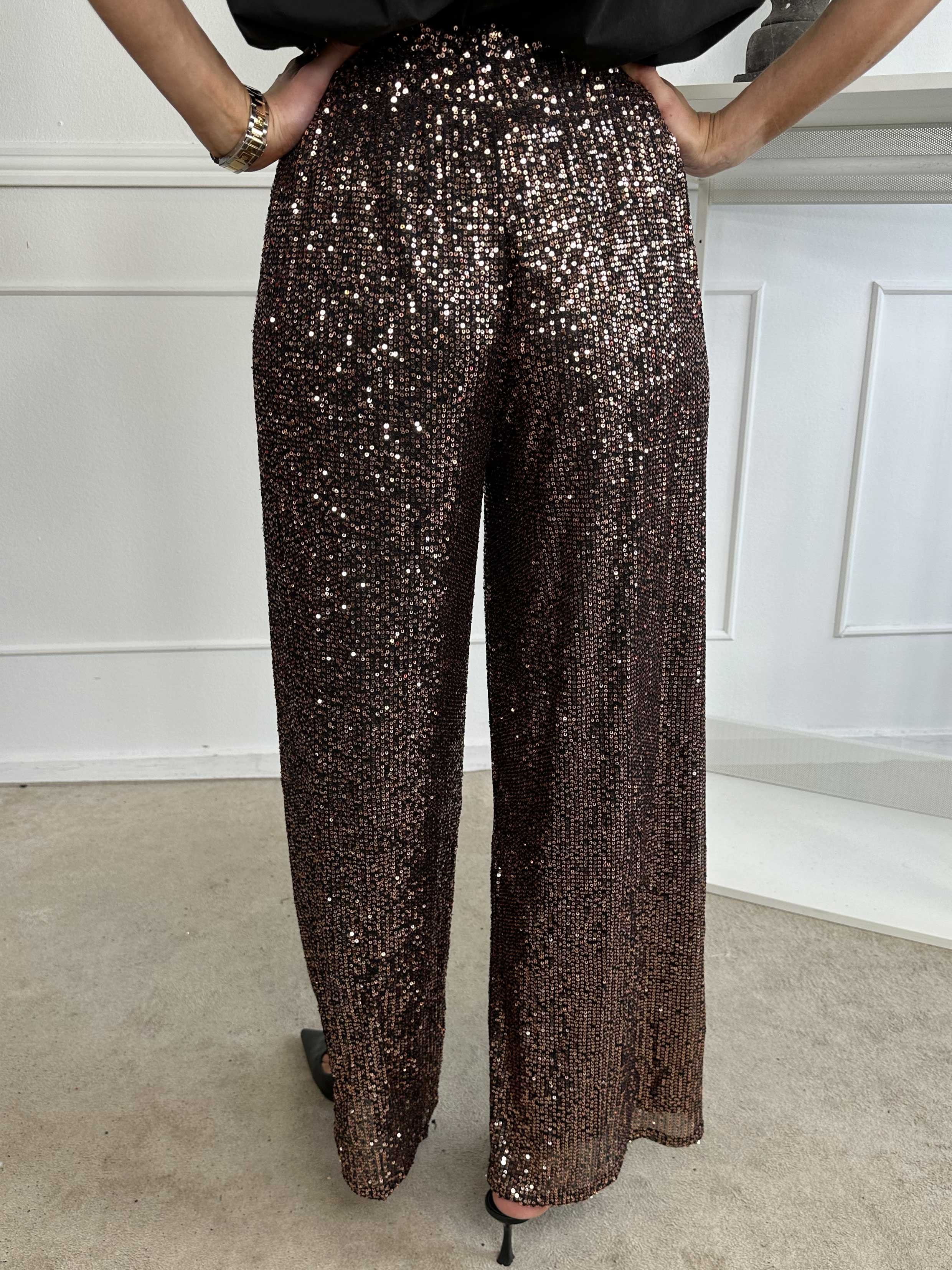 Pams Pants Glitter - Løse bukser med pailletter